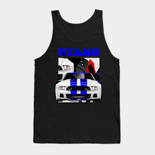 Ford Mustang White Tank Top